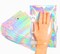 Smell Proof Bags & Resealable Foil Pouch Mylar Sample Bag Great for Party Favor Food Storage (Holographic Color) (50Pcs-5.5x8 Inch)